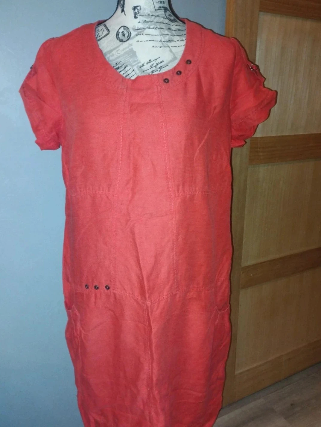 Longue robe rose/framboise, Jean-Gabriel , T42/44